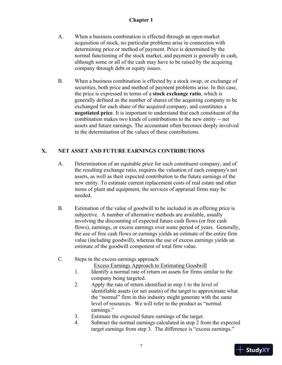 Class Notes For Advanced Accounting, 4th Edition, page 8