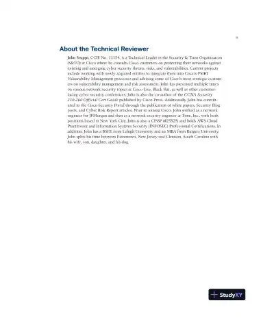 CCNP and CCIE Security Core SCOR 350-701 Official Cert Guide (2023) - Page 11 preview image