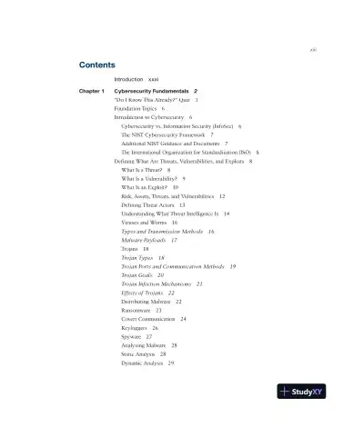CCNP and CCIE Security Core SCOR 350-701 Official Cert Guide (2023) - Page 15 preview image