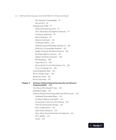 CCNP and CCIE Security Core SCOR 350-701 Official Cert Guide (2023) - Page 18 preview image