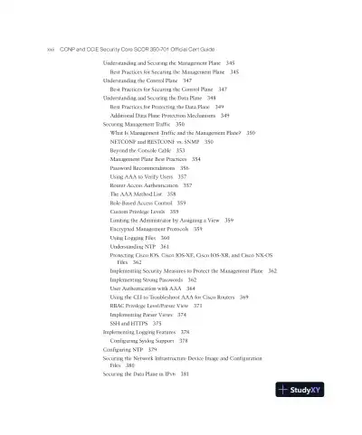 CCNP and CCIE Security Core SCOR 350-701 Official Cert Guide (2023) - Page 24 preview image
