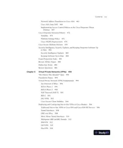 CCNP and CCIE Security Core SCOR 350-701 Official Cert Guide (2023) - Page 27 preview image