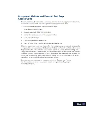 CCNP and CCIE Security Core SCOR 350-701 Official Cert Guide (2023) - Page 3 preview image