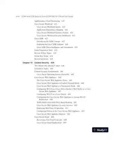 CCNP and CCIE Security Core SCOR 350-701 Official Cert Guide (2023) - Page 30 preview image