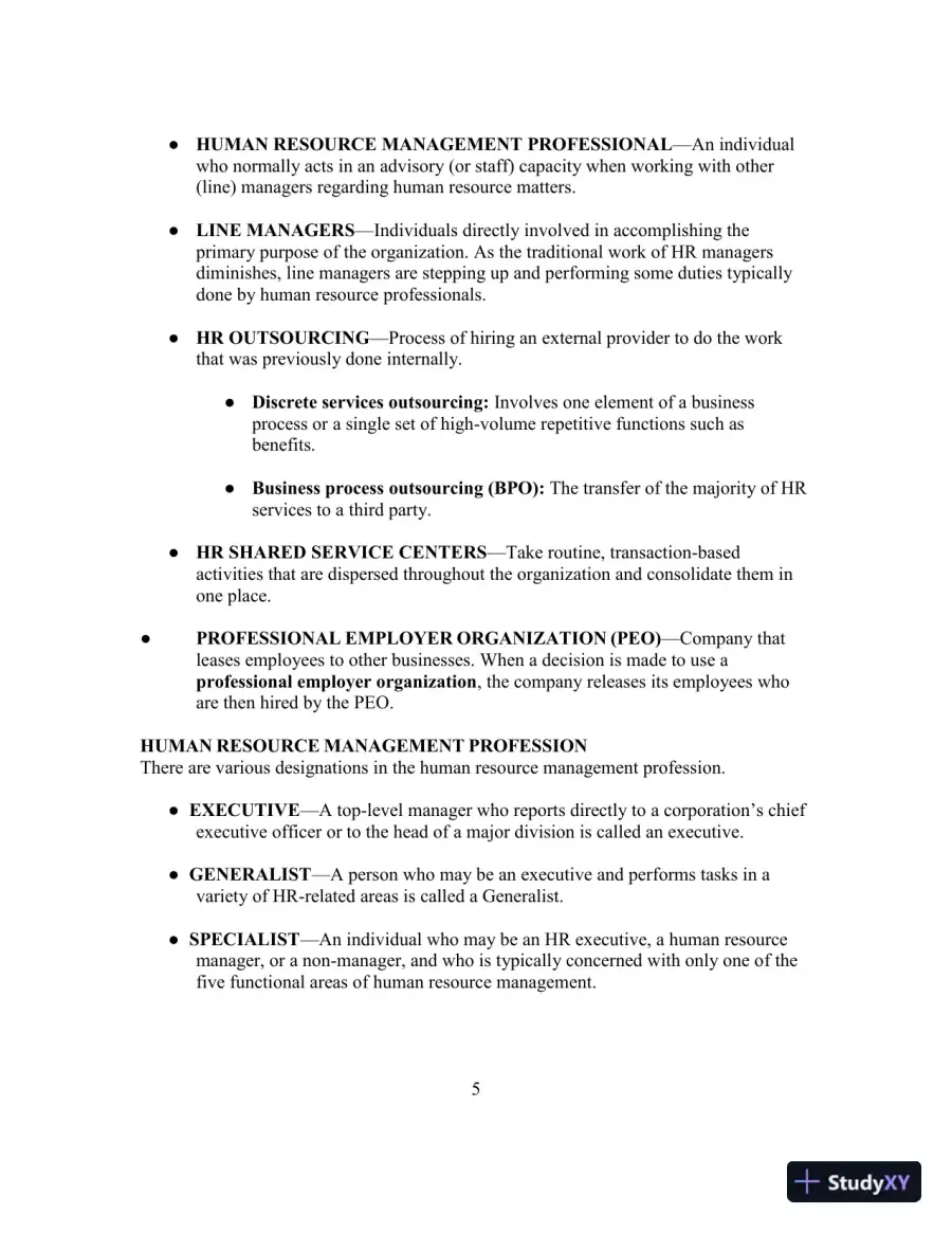 Human Resource Management, 15th Edition Solution Manual, page 15