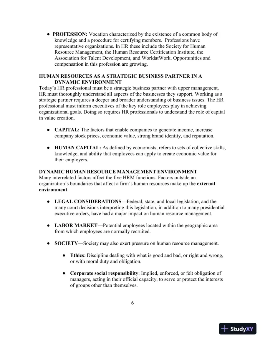 Human Resource Management, 15th Edition Solution Manual, page 16