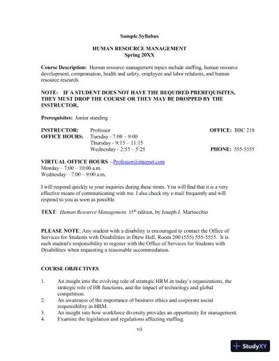 Human Resource Management, 15th Edition Solution Manual - Page 7 preview image