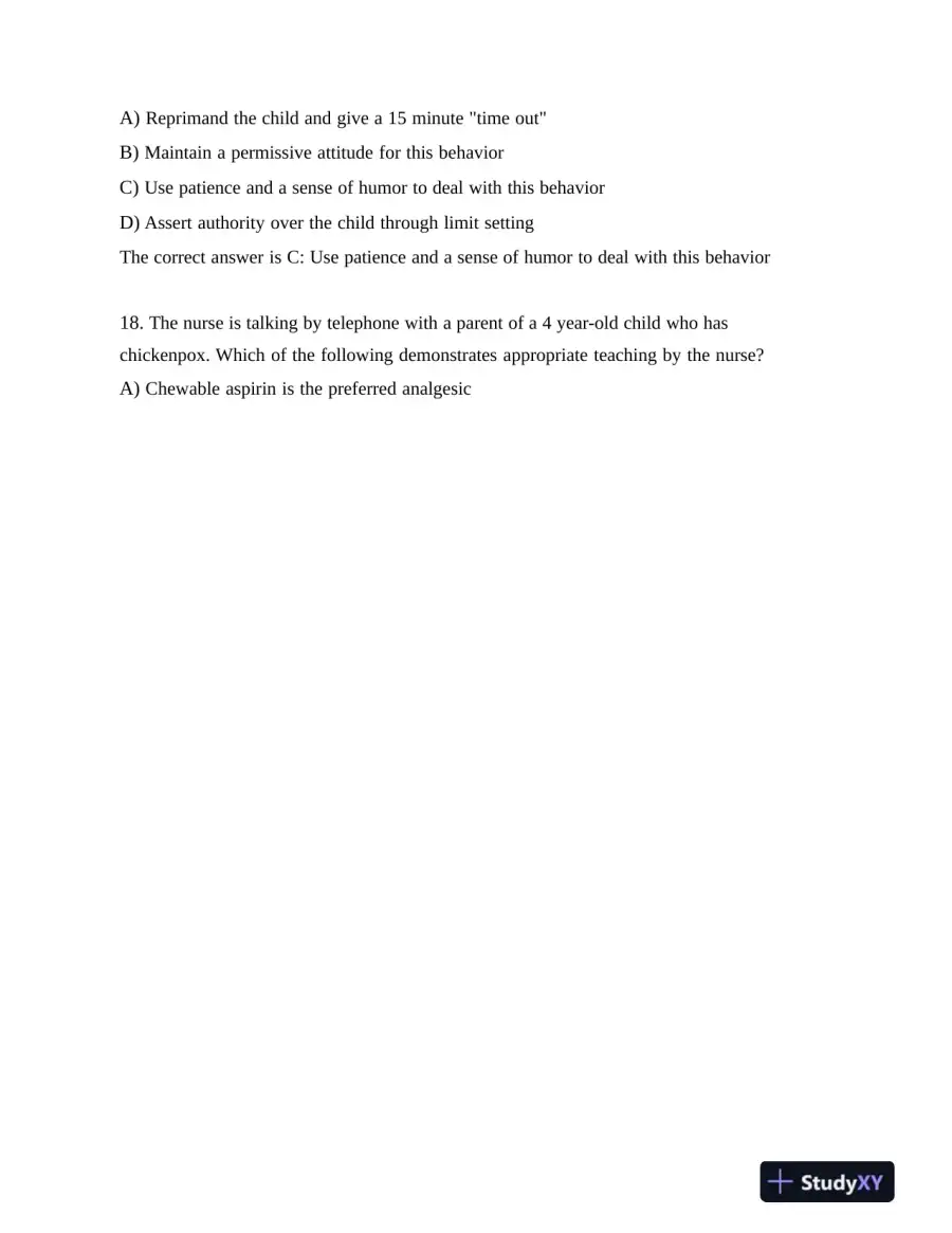 HESI Health Assessment Exit Exam Version 4 With Answers (160 Solved Questions), page 9