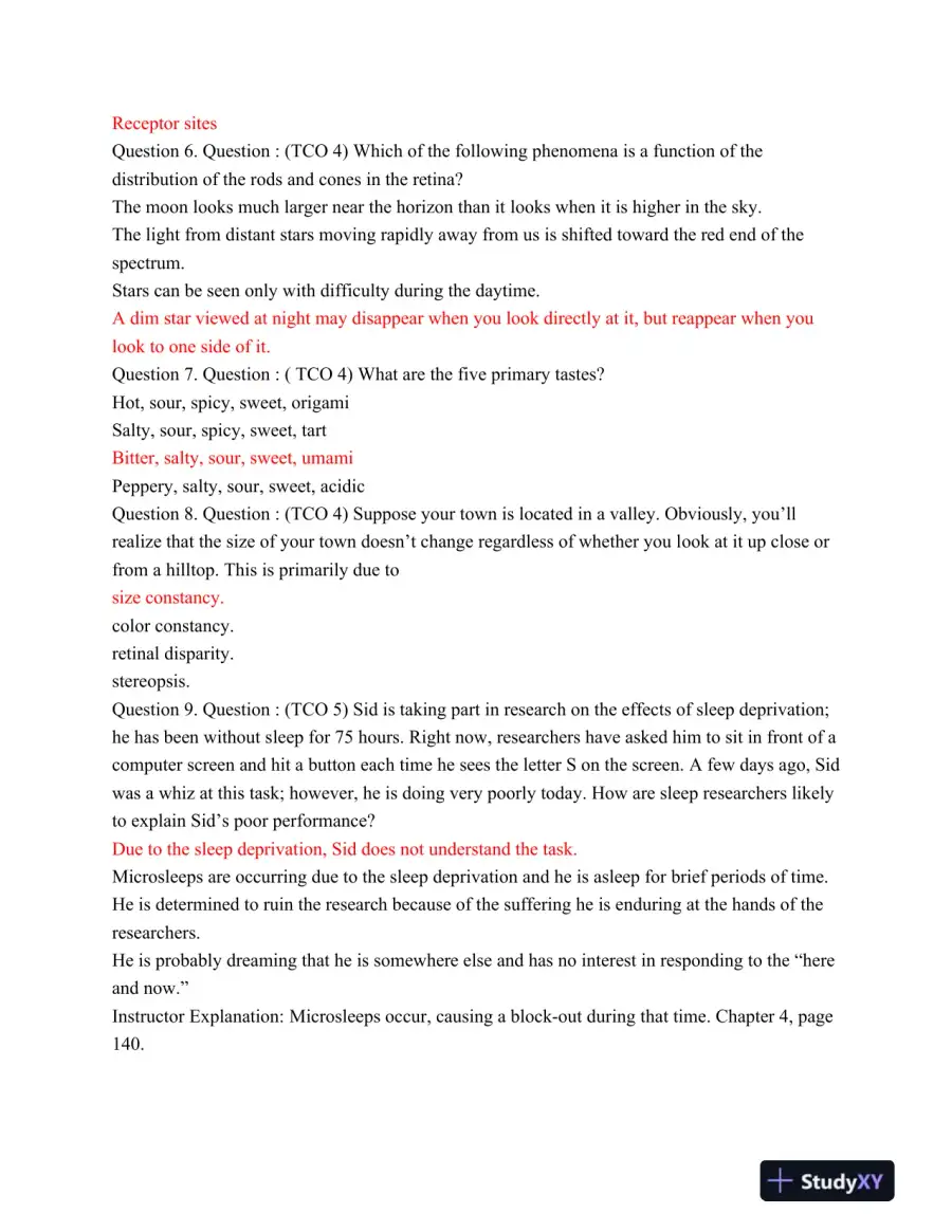 Devry PSYC 110 Midterm Exam 2015 (Latest Version), page 3