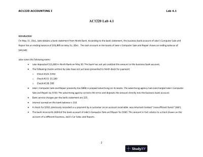 AC1220 Accounting I Lab 4.1 - Page 3 preview image