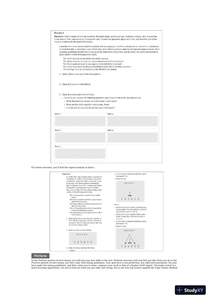 LSAT Logic Games Prep 2022: Real Preptest Questions + Proven Strategies + Online (2021), page 11
