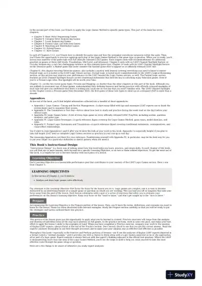 LSAT Logic Games Prep 2022: Real Preptest Questions + Proven Strategies + Online (2021) - Page 9 preview image