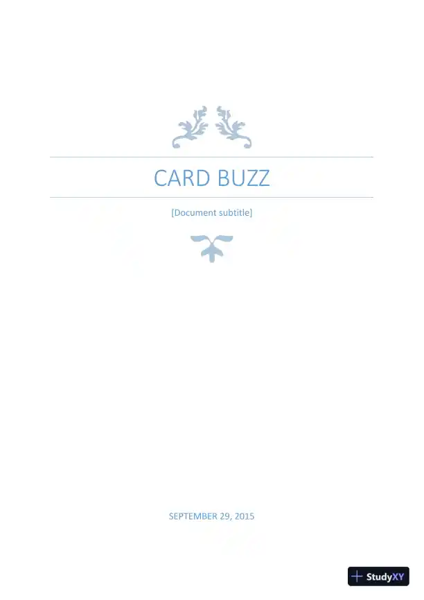 Strategic Business Plan for Budget Cars: Market Analysis, Networking, and Product Offering - Page 1 preview image