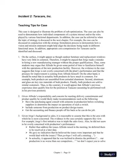 Operations and Supply Chain Management for MBAs, 6th Edition Solution Manual - Page 11 preview image