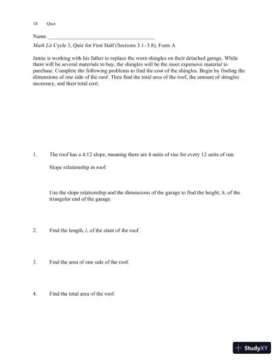 Solution Manual for Math Lit, 2nd Edition - Page 14 preview image