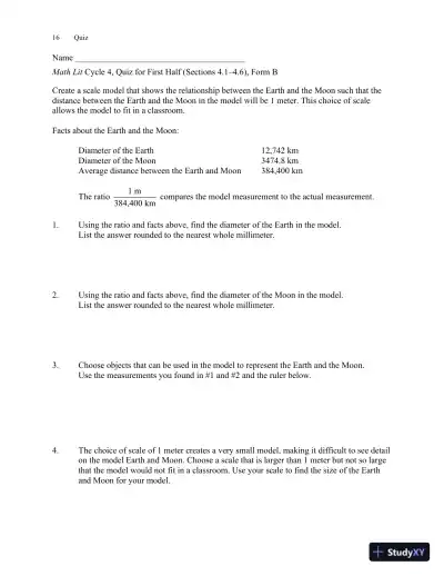 Solution Manual for Math Lit, 2nd Edition - Page 20 preview image