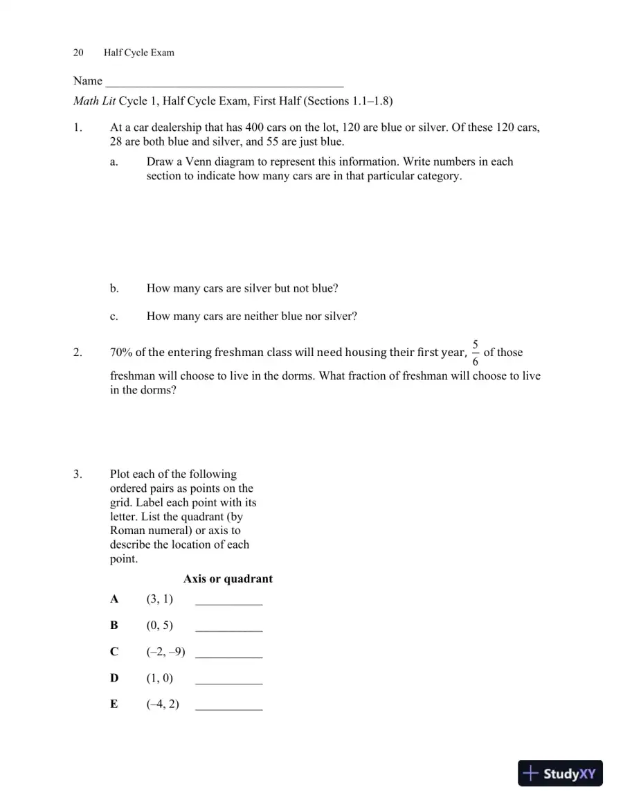 Solution Manual for Math Lit, 2nd Edition, page 24