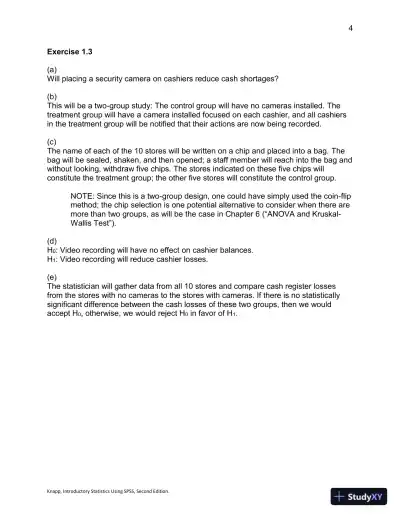 Introductory Statistics Using SPSS , Second Edition Solution Manual - Page 5 preview image