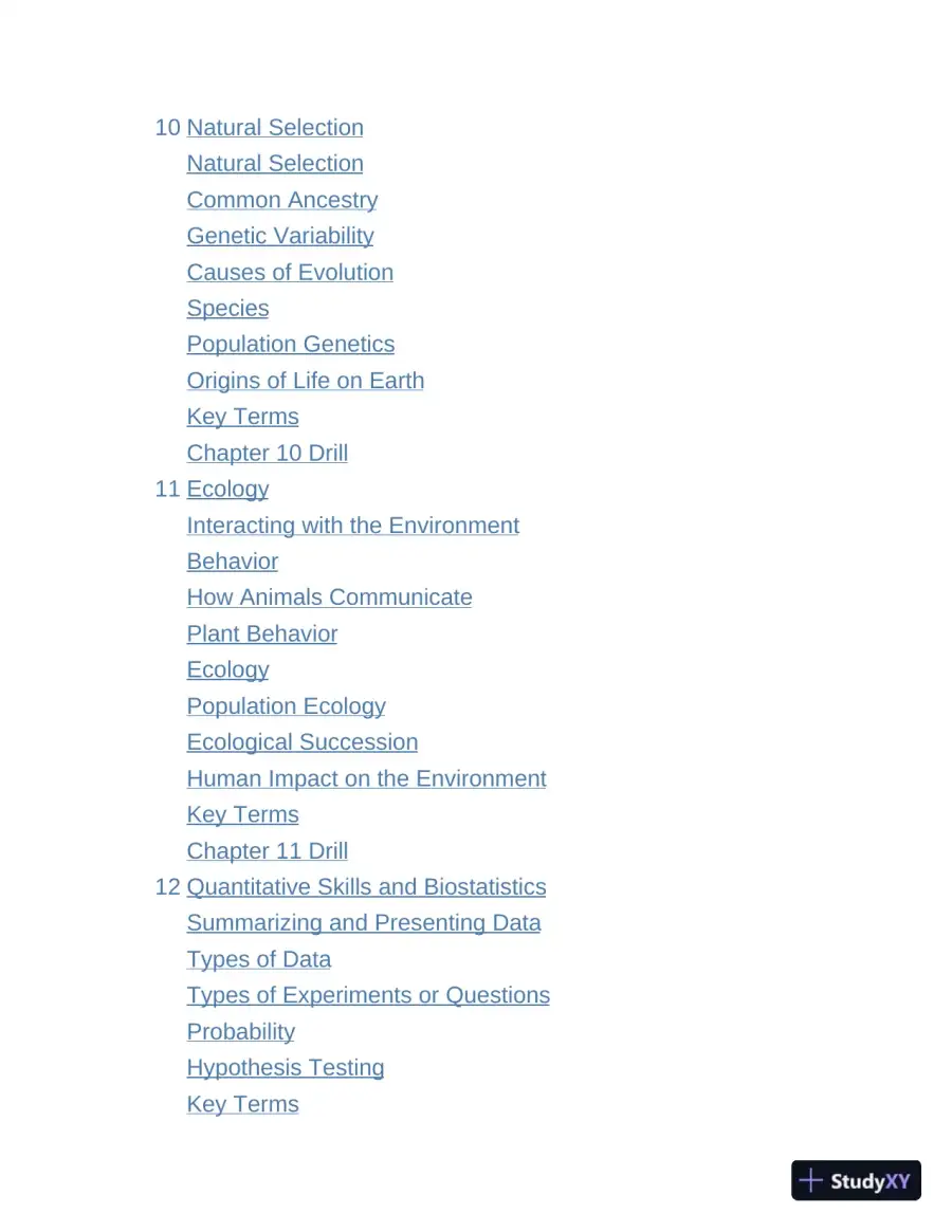 Princeton Review AP Biology Prep, 2023: 3 Practice Tests + Complete Content Review (2022), page 10