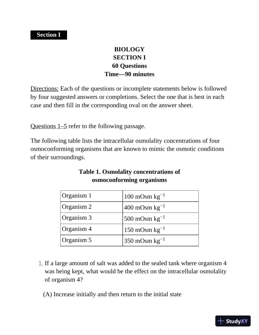 Princeton Review AP Biology Prep, 2023: 3 Practice Tests + Complete Content Review (2022), page 31