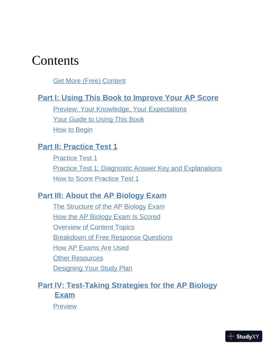 Princeton Review AP Biology Prep, 2023: 3 Practice Tests + Complete Content Review (2022), page 7