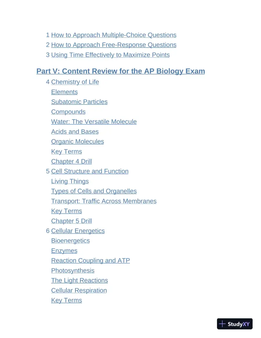 Princeton Review AP Biology Prep, 2023: 3 Practice Tests + Complete Content Review (2022), page 8