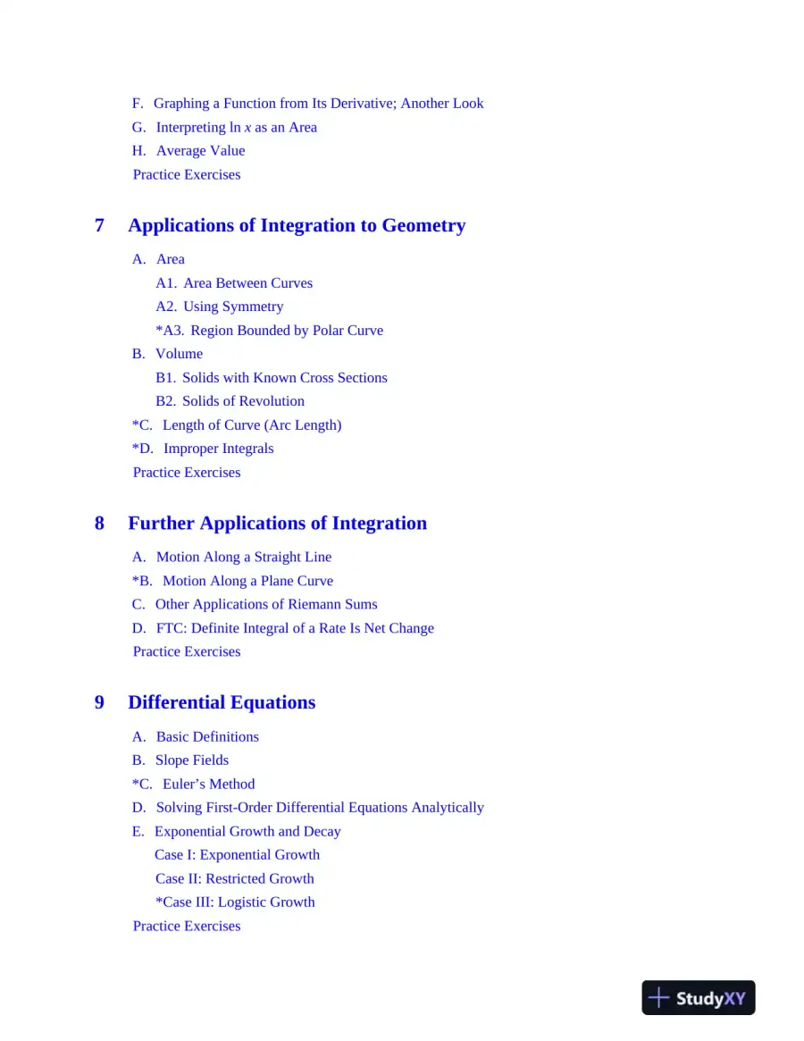AP Calculus Premium, 2024: 12 Practice Tests + Comprehensive Review (2024), page 10