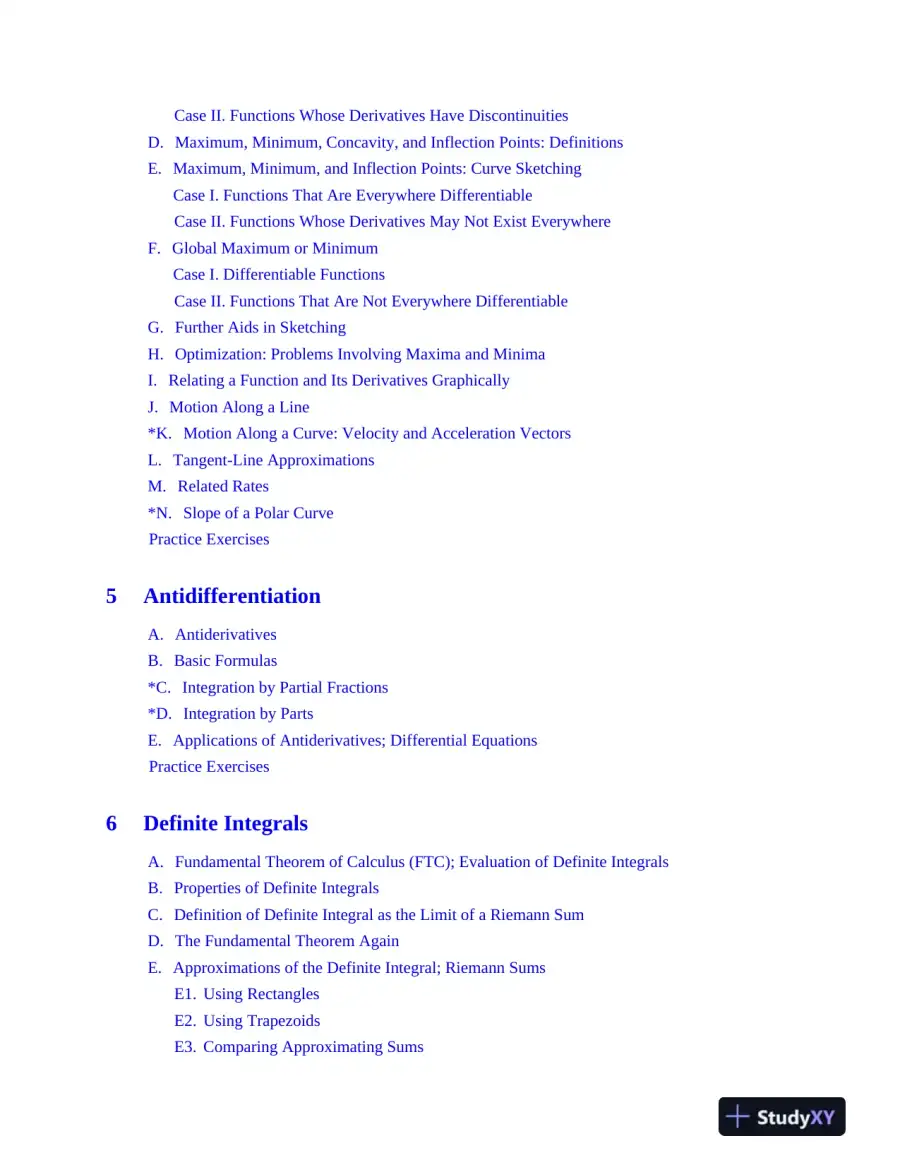 AP Calculus Premium, 2024: 12 Practice Tests + Comprehensive Review (2024), page 9