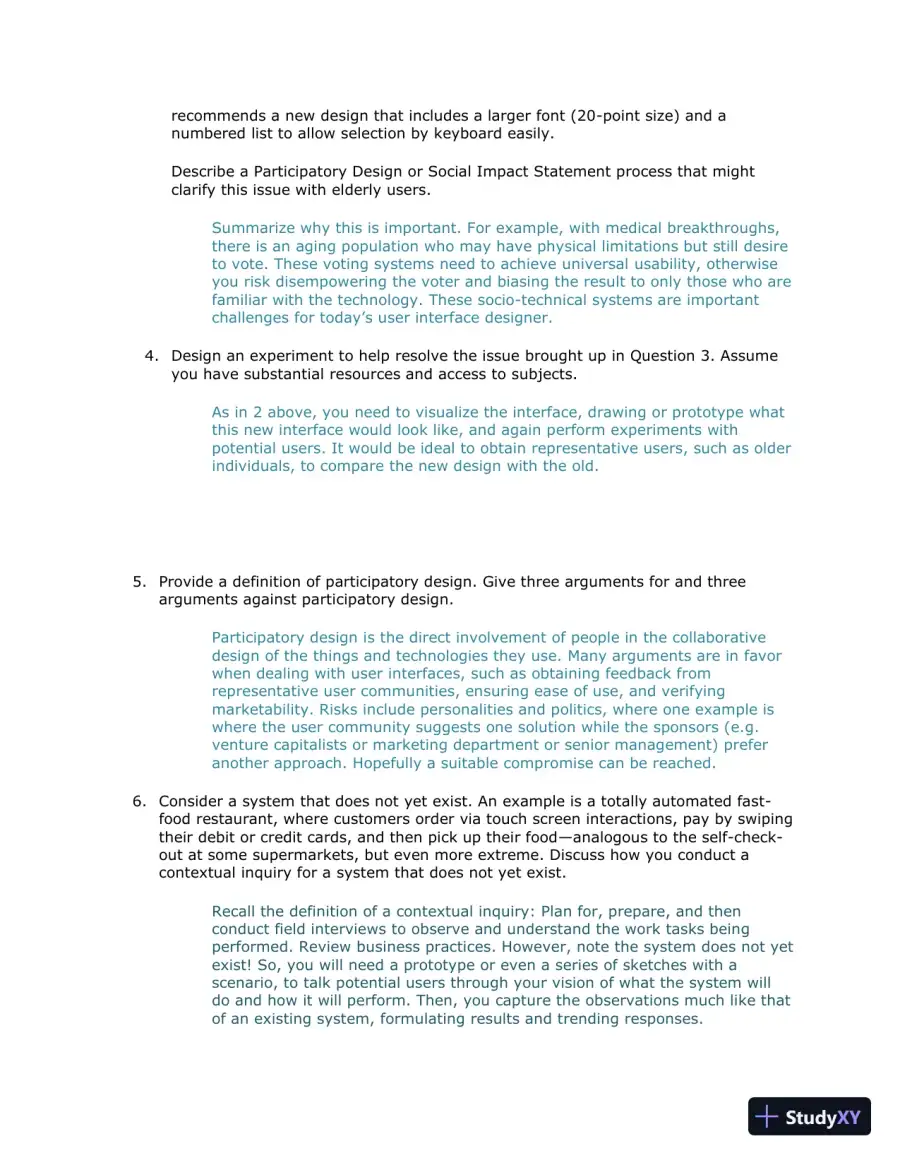 Solution Manual for Designing the User Interface: Strategies for Effective Human-Computer Interaction, 6th Edition, page 9