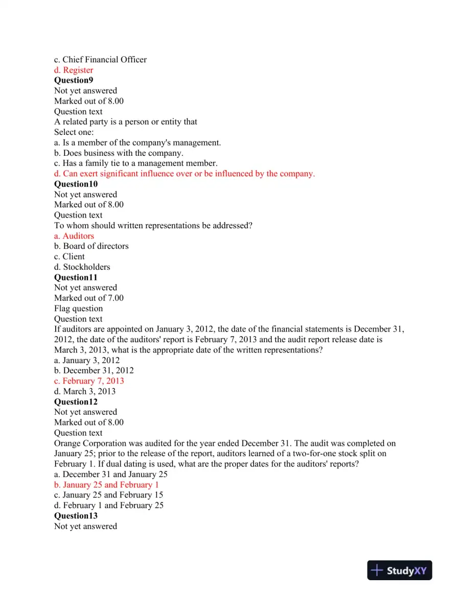 Audit Assertions and Reporting: Key Concepts and Applications, page 4