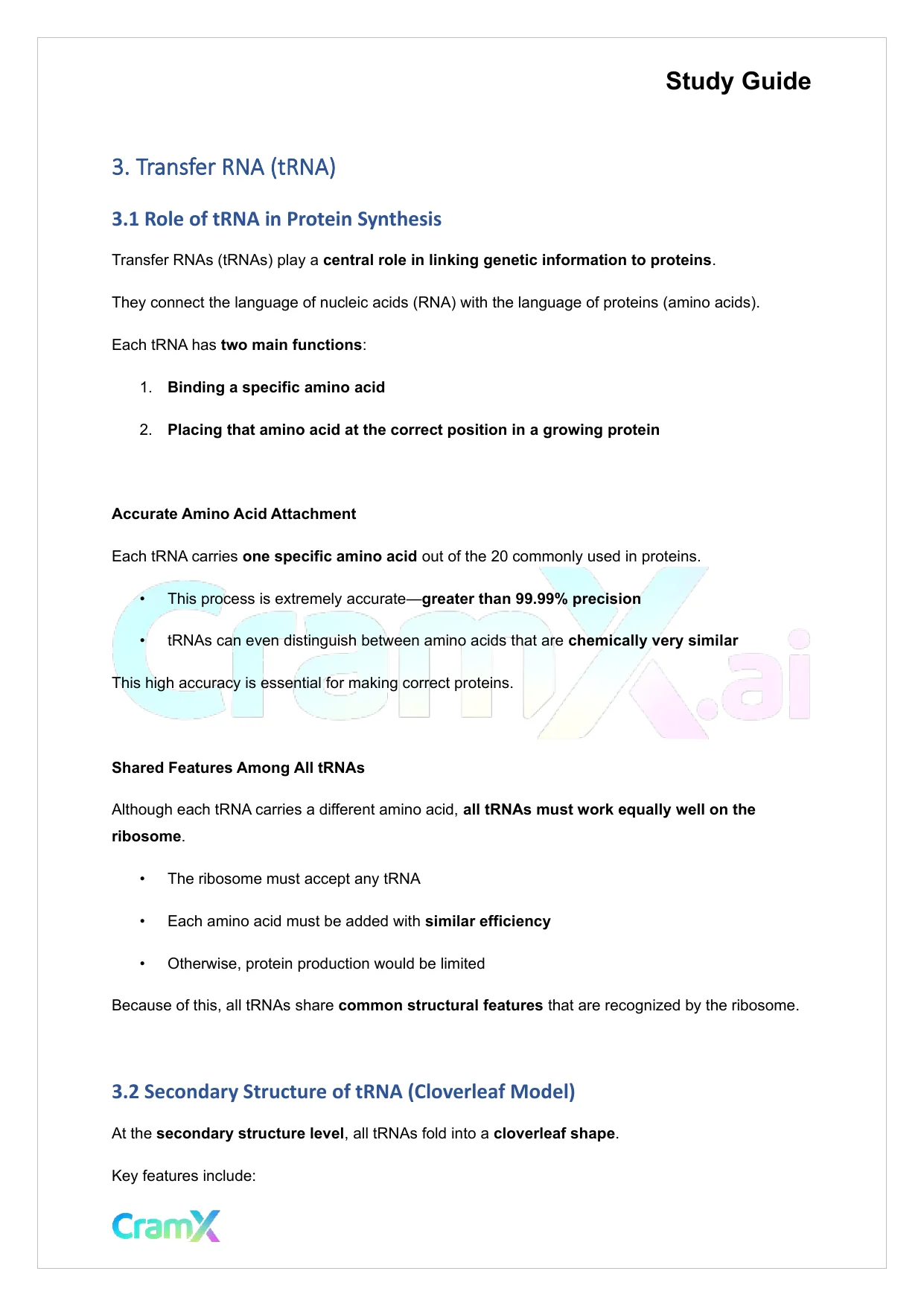 Biochemistry-II - RNA and Transcription - Page 6 preview image