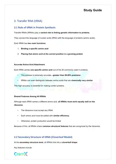 Biochemistry-II - RNA and Transcription - Page 6 preview image