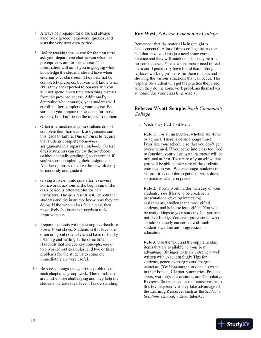 Solution Manual for Intermediate Algebra with Integrated Review, 13th Edition, page 12