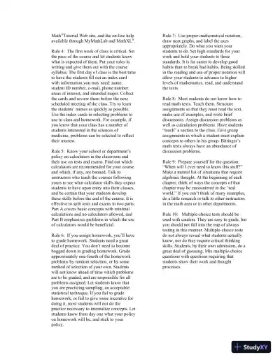 Solution Manual for Intermediate Algebra with Integrated Review, 13th Edition - Page 13 preview image