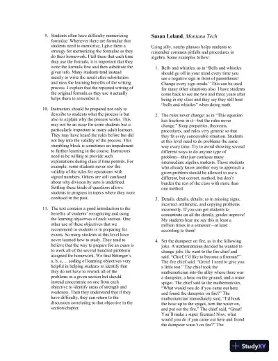 Solution Manual for Intermediate Algebra with Integrated Review, 13th Edition - Page 9 preview image