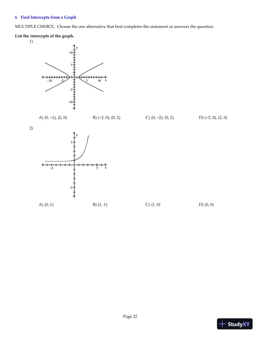 Test Bank for Precalculus Enhanced with Graphing Utilities, 6th Edition, page 23