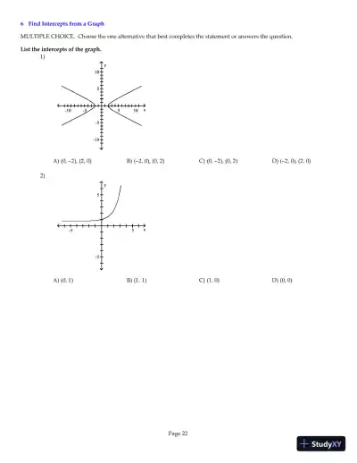 Test Bank for Precalculus Enhanced with Graphing Utilities, 6th Edition - Page 23 preview image