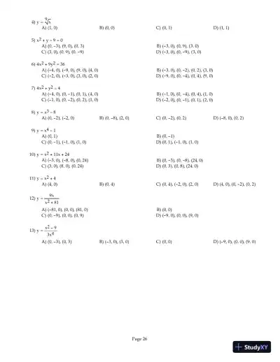 Test Bank for Precalculus Enhanced with Graphing Utilities, 6th Edition - Page 27 preview image