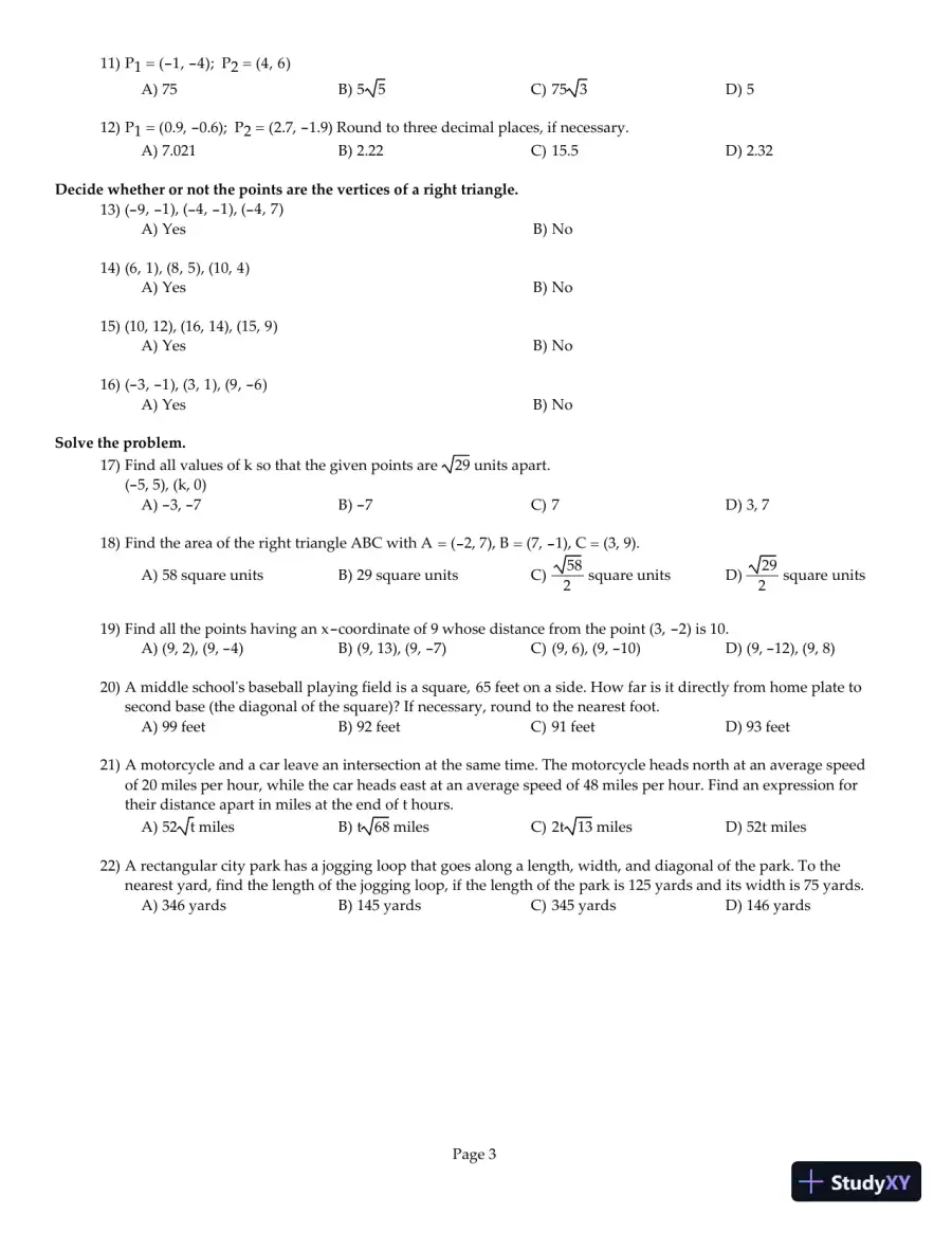Test Bank for Precalculus Enhanced with Graphing Utilities, 6th Edition, page 4