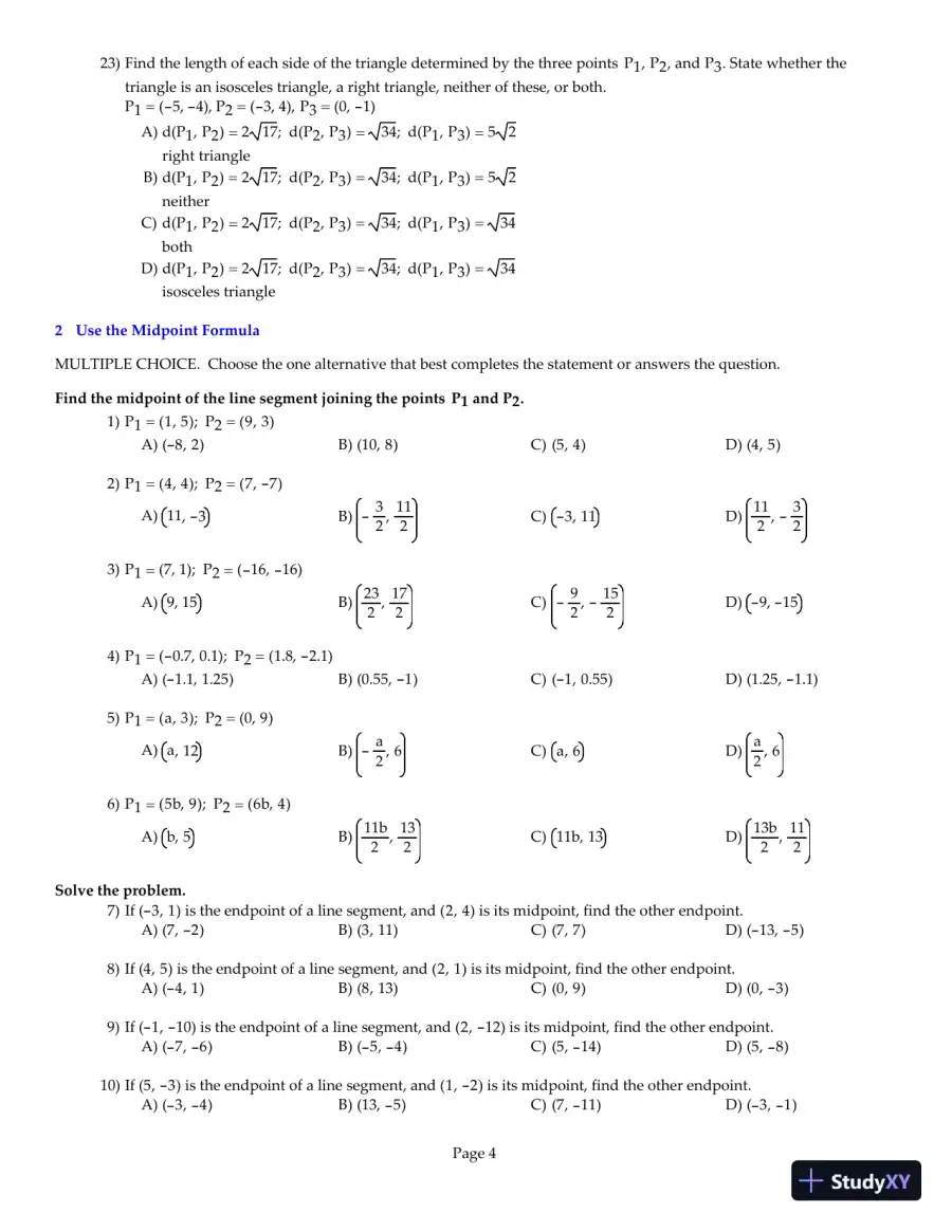 Test Bank for Precalculus Enhanced with Graphing Utilities, 6th Edition, page 5