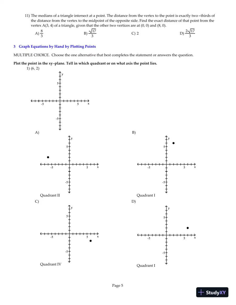 Test Bank for Precalculus Enhanced with Graphing Utilities, 6th Edition, page 6