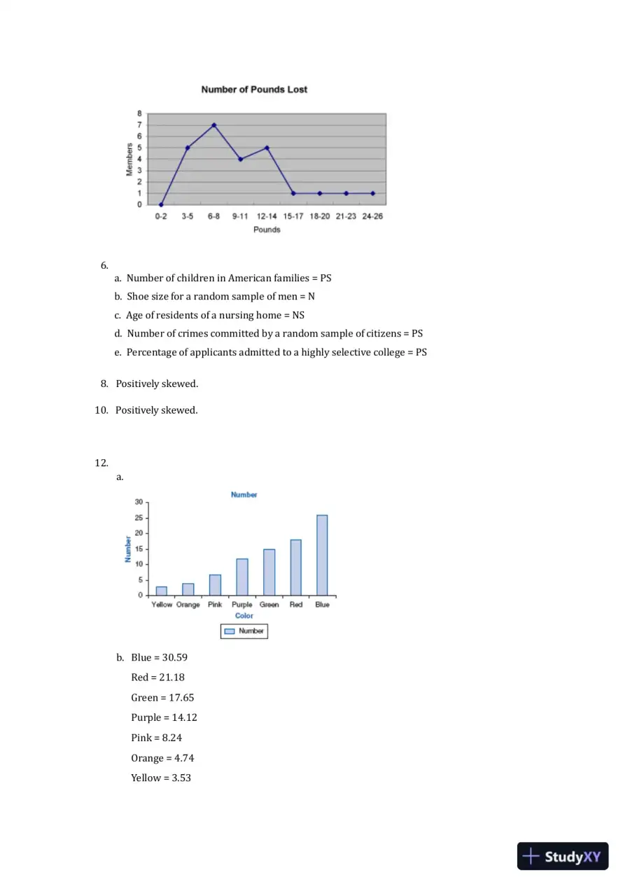 Statistics Alive!, Student, Study Guide Edition Solution Manual, page 14