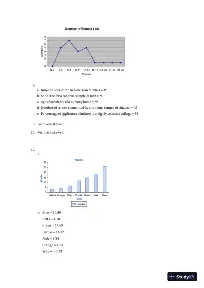 Statistics Alive!, Student, Study Guide Edition Solution Manual - Page 14 preview image