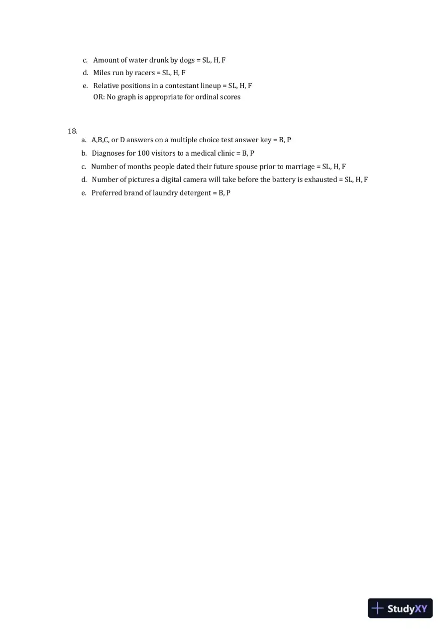 Statistics Alive!, Student, Study Guide Edition Solution Manual, page 16