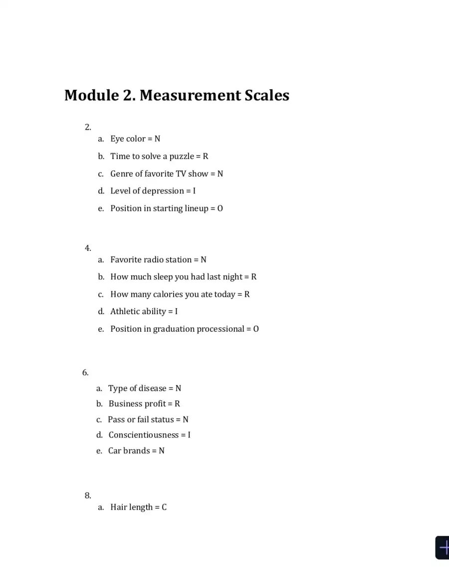 Statistics Alive!, Student, Study Guide Edition Solution Manual, page 5