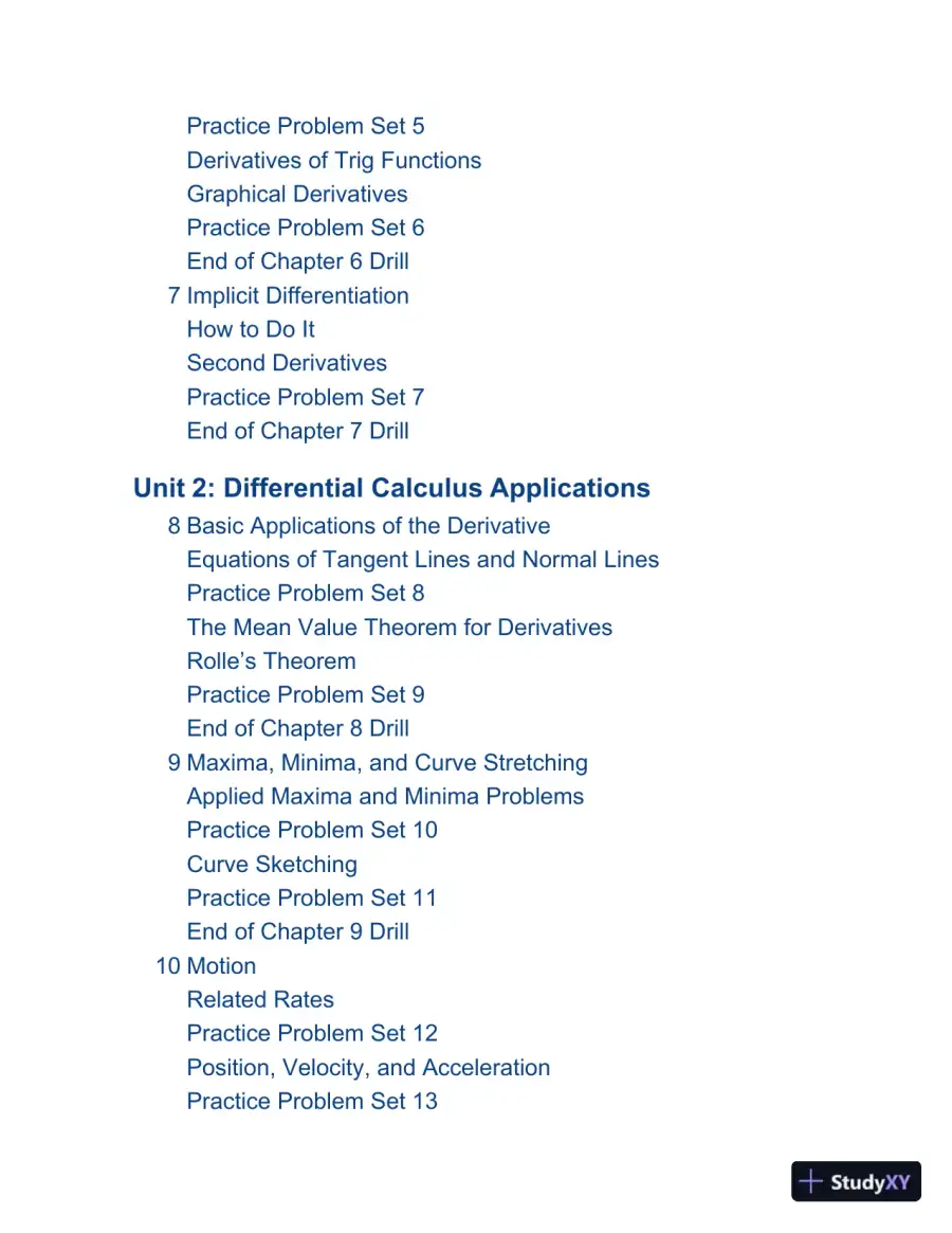 The Princeton Review: Cracking the AP calculus AB exam (2019), page 13