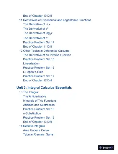 The Princeton Review: Cracking the AP calculus AB exam (2019) - Page 14 preview image