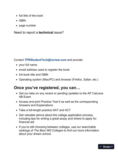 The Princeton Review: Cracking the AP calculus AB exam (2019) - Page 19 preview image