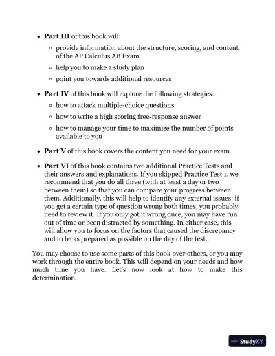 The Princeton Review: Cracking the AP calculus AB exam (2019) - Page 25 preview image