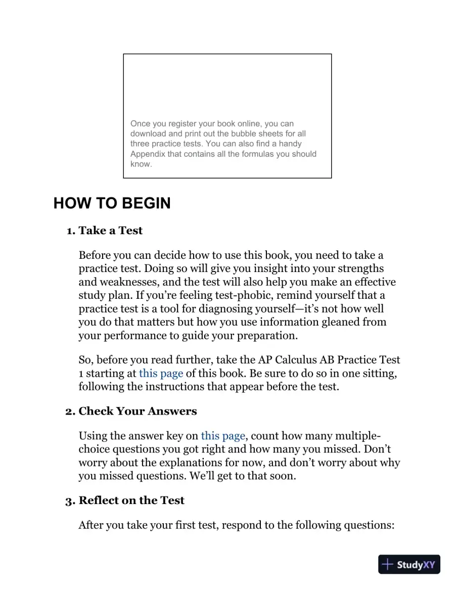 The Princeton Review: Cracking the AP calculus AB exam (2019), page 26